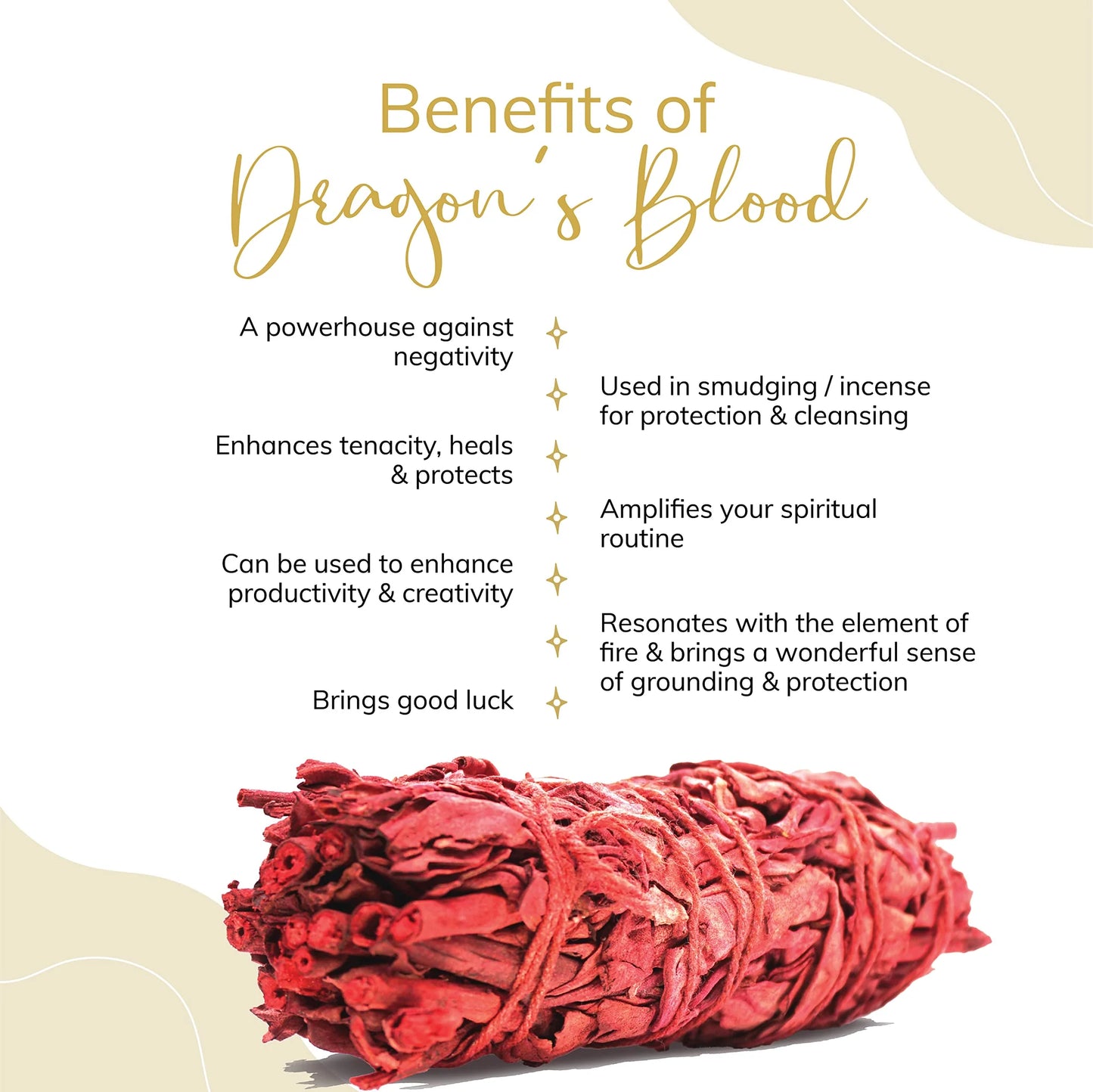 Dried Dragon Bloods Sage/palo santo/