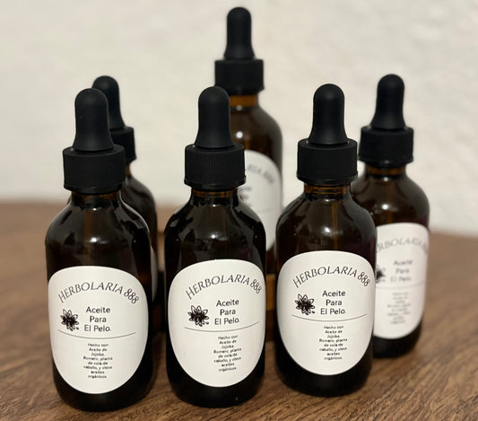 Aceite para el pelo/ Hair oil.