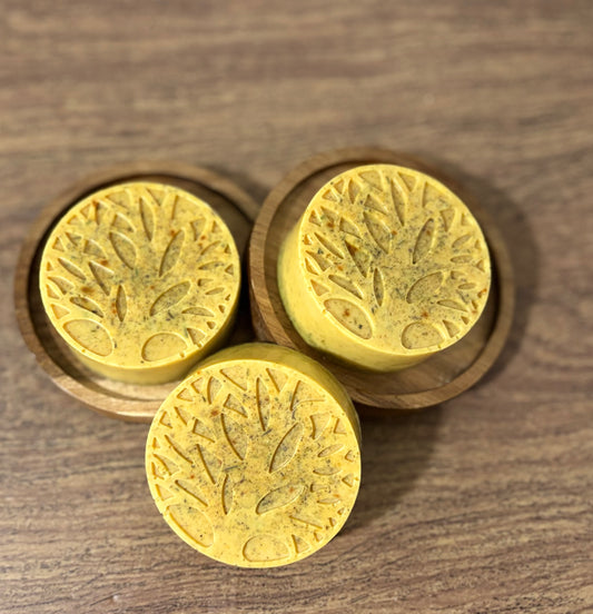 Jabon Arbol de la Vida con manzanila y curcuma/ Tree of life turmeric and chamomile soap